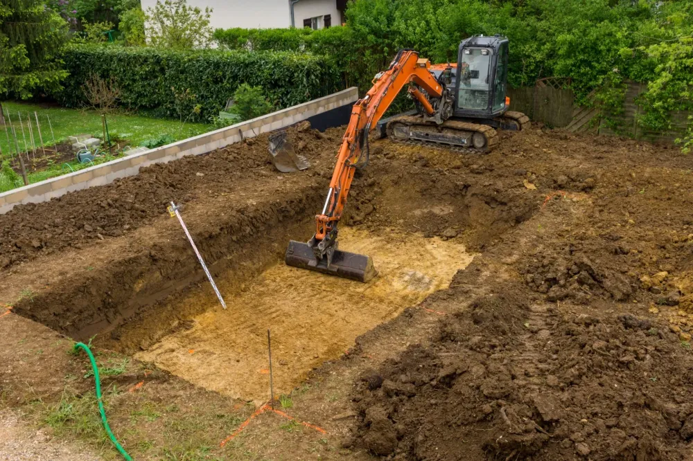 Travaux piscine